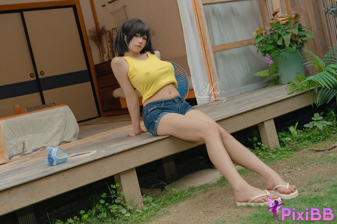 Cosplay Sticky Tuanzi Rabbit Augusts work Farmer Life PixiBB.COM 008