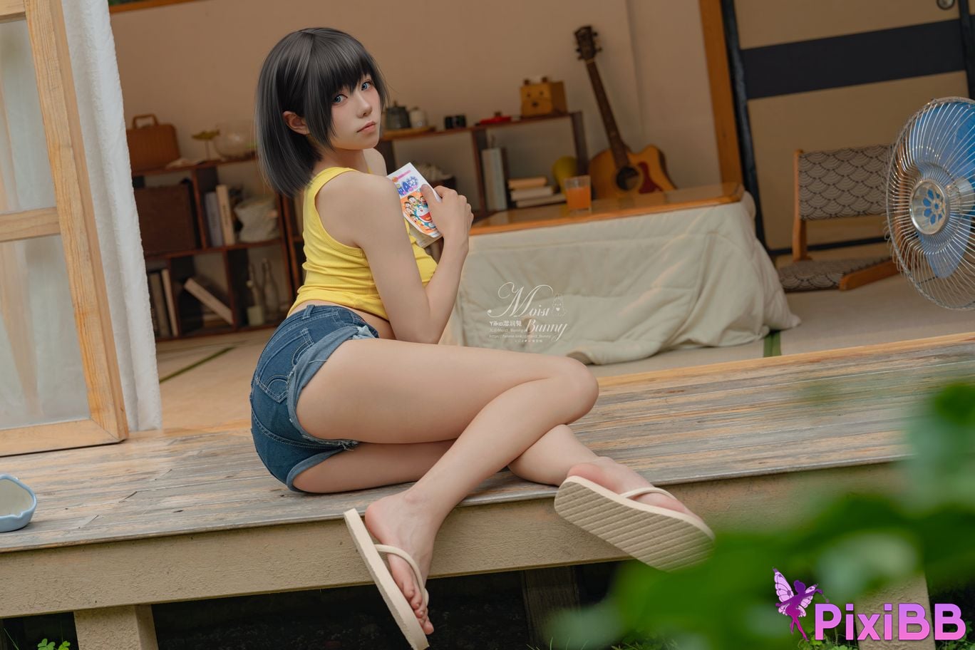 Cosplay Sticky Tuanzi Rabbit Augusts work Farmer Life PixiBB.COM 009