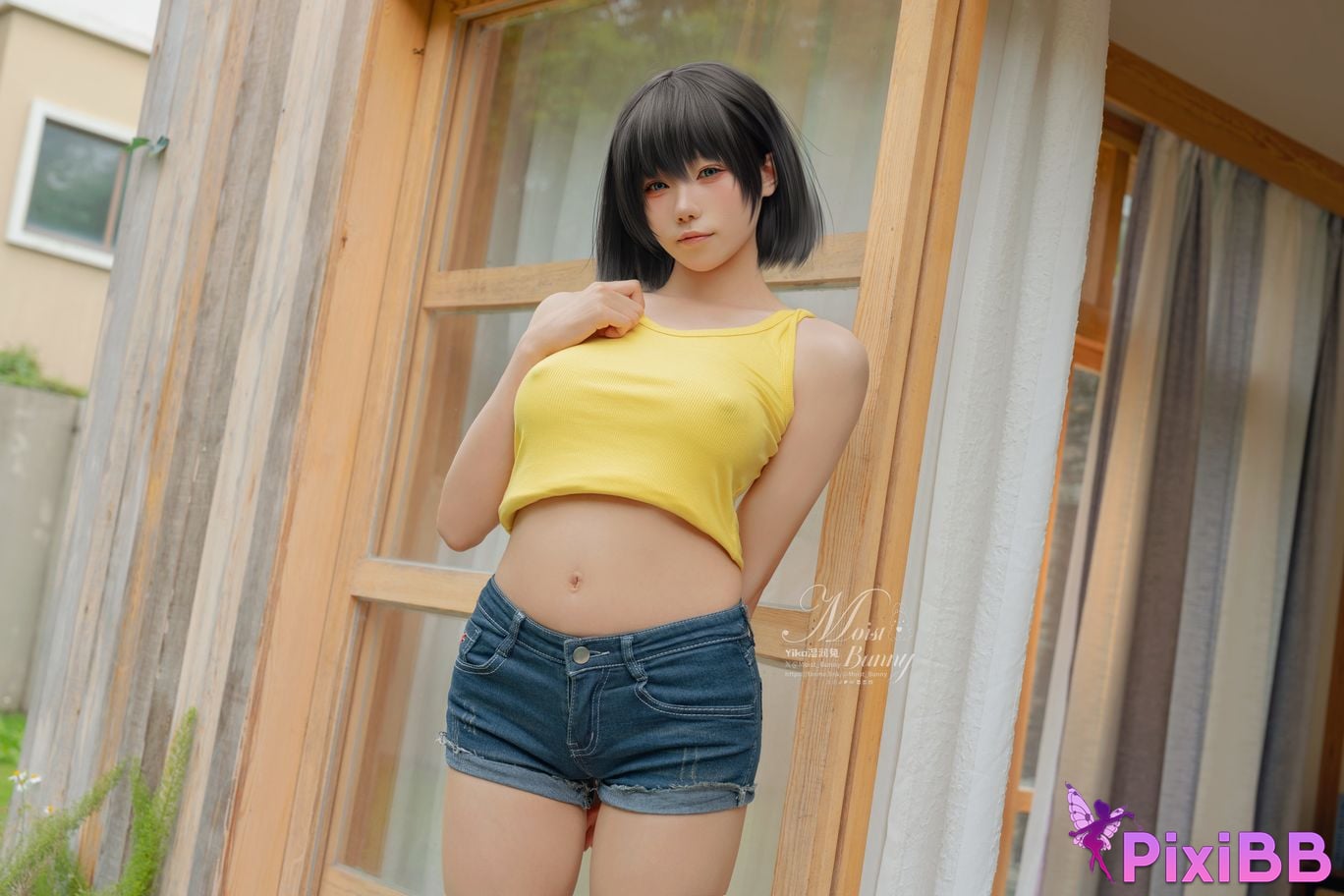 Cosplay Sticky Tuanzi Rabbit Augusts work Farmer Life PixiBB.COM 089