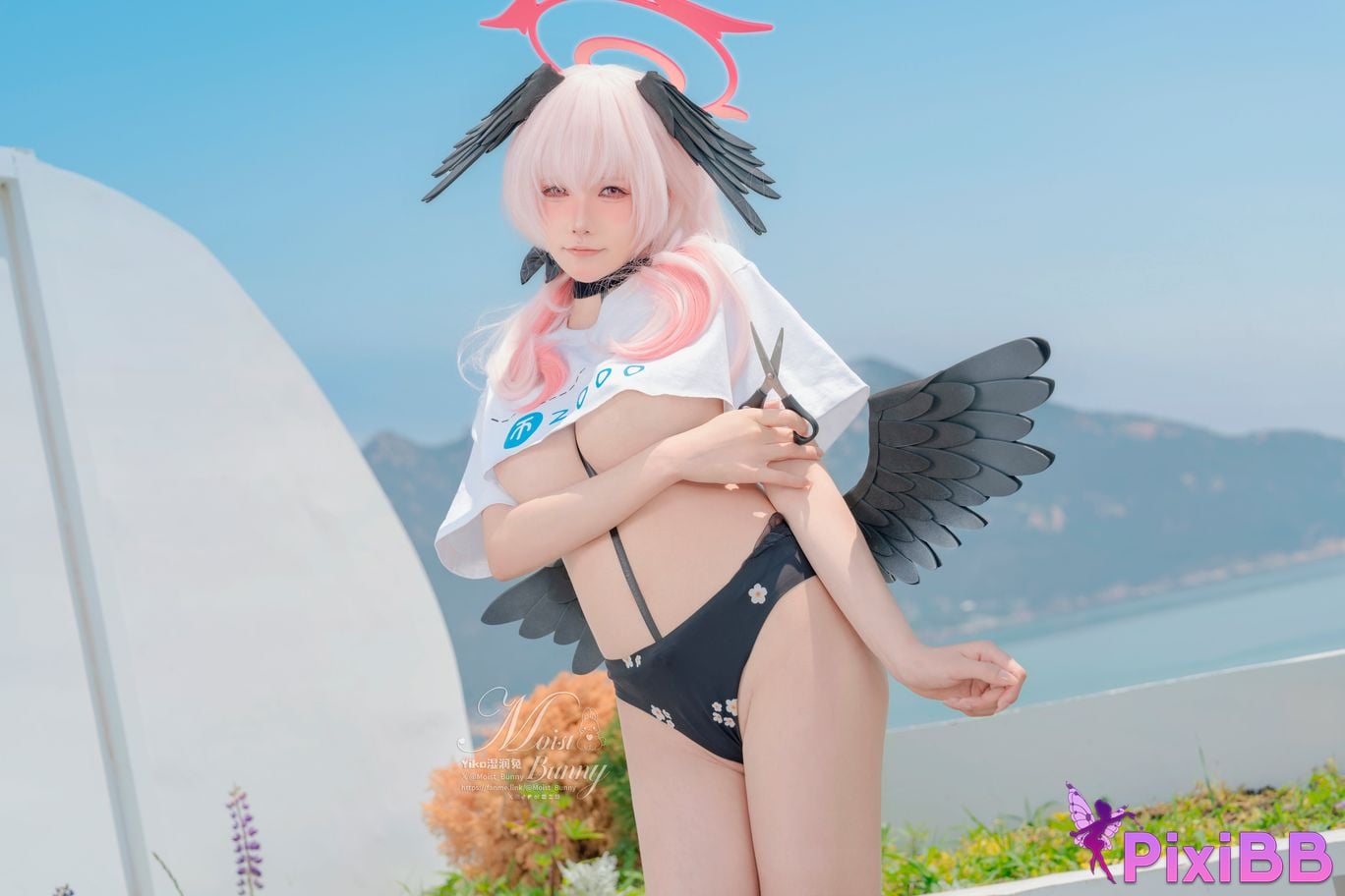 Cosplay Sticky Tuanzi Rabbit August work Xiajiang Xiaochun Swimsuit Honey PixiBB.COM 004