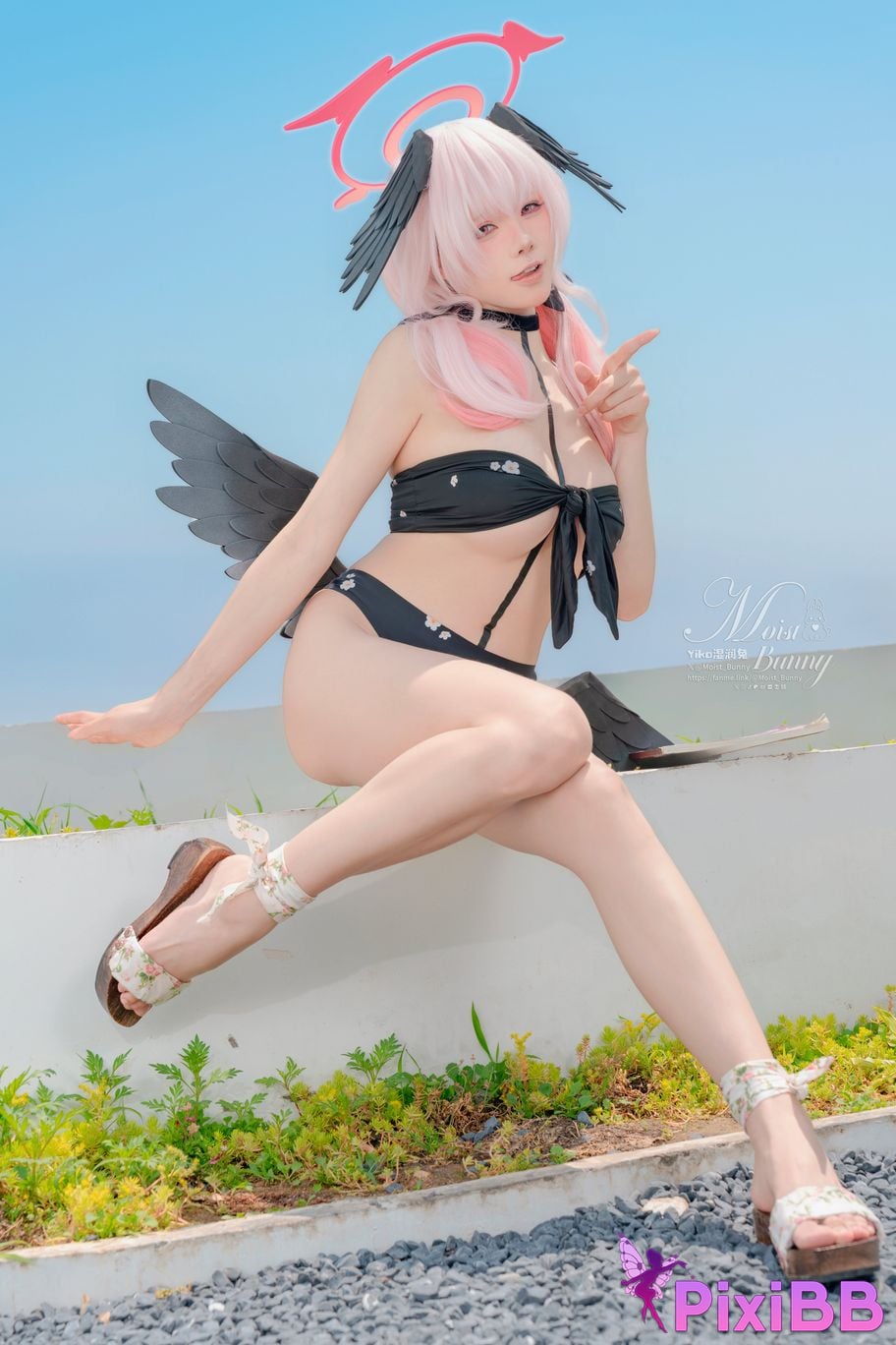 Cosplay Sticky Tuanzi Rabbit August work Xiajiang Xiaochun Swimsuit Honey PixiBB.COM 011