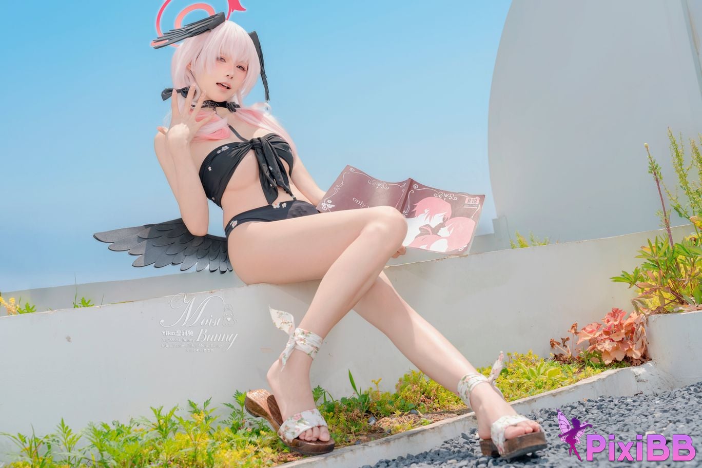 Cosplay Sticky Tuanzi Rabbit August work Xiajiang Xiaochun Swimsuit Honey PixiBB.COM 014