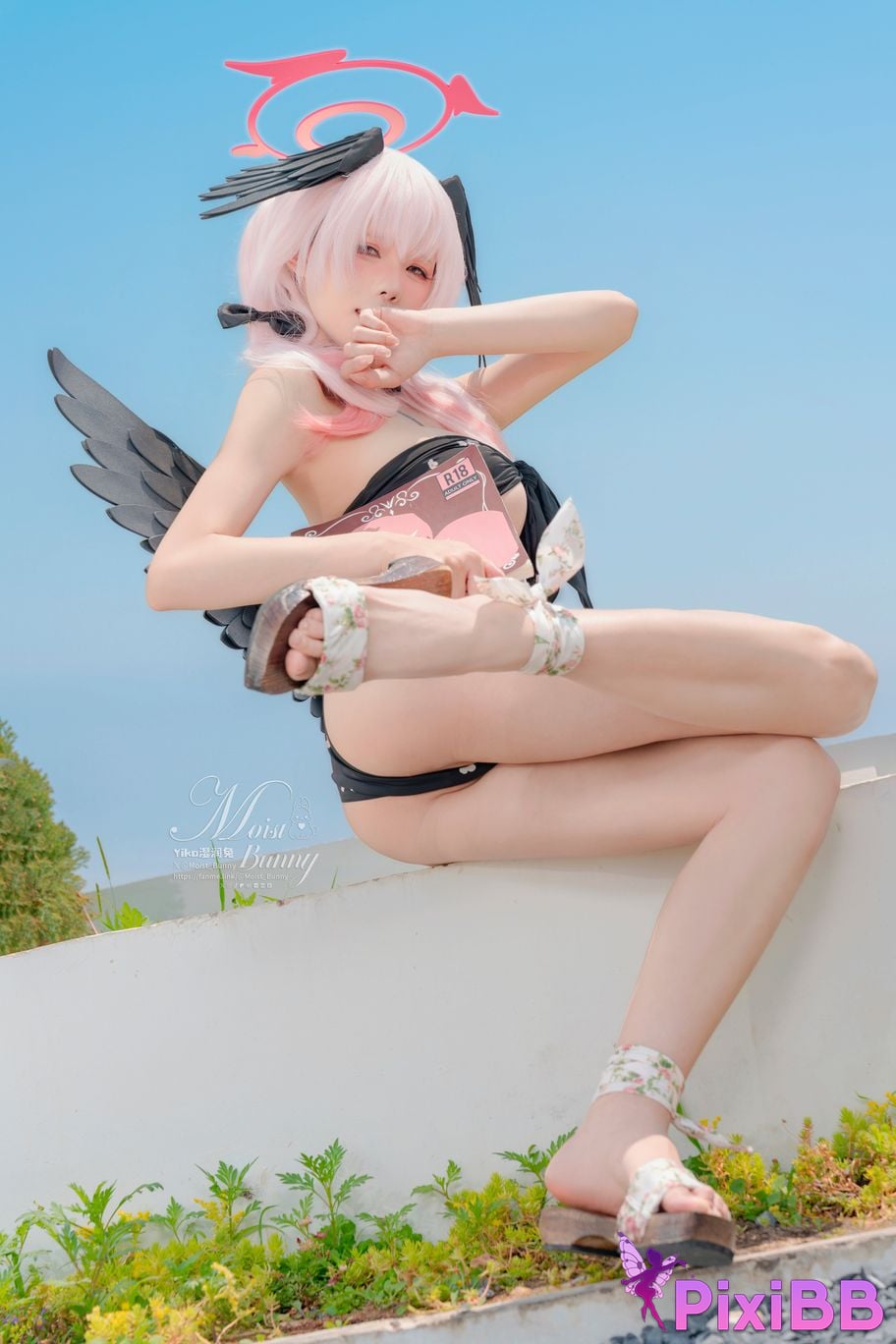 Cosplay Sticky Tuanzi Rabbit August work Xiajiang Xiaochun Swimsuit Honey PixiBB.COM 015