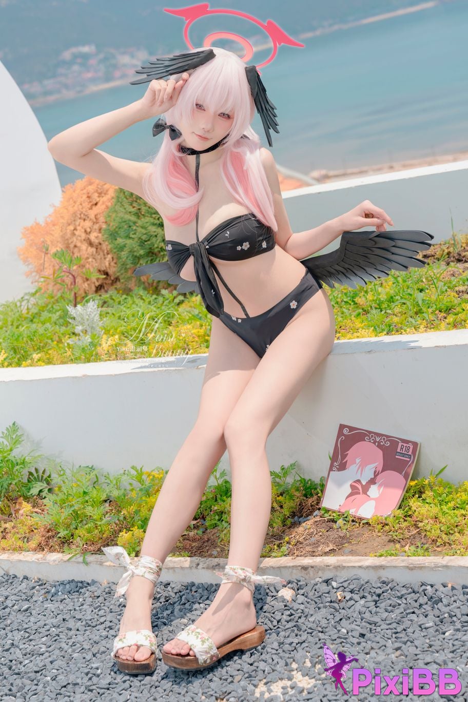 Cosplay Sticky Tuanzi Rabbit August work Xiajiang Xiaochun Swimsuit Honey PixiBB.COM 018