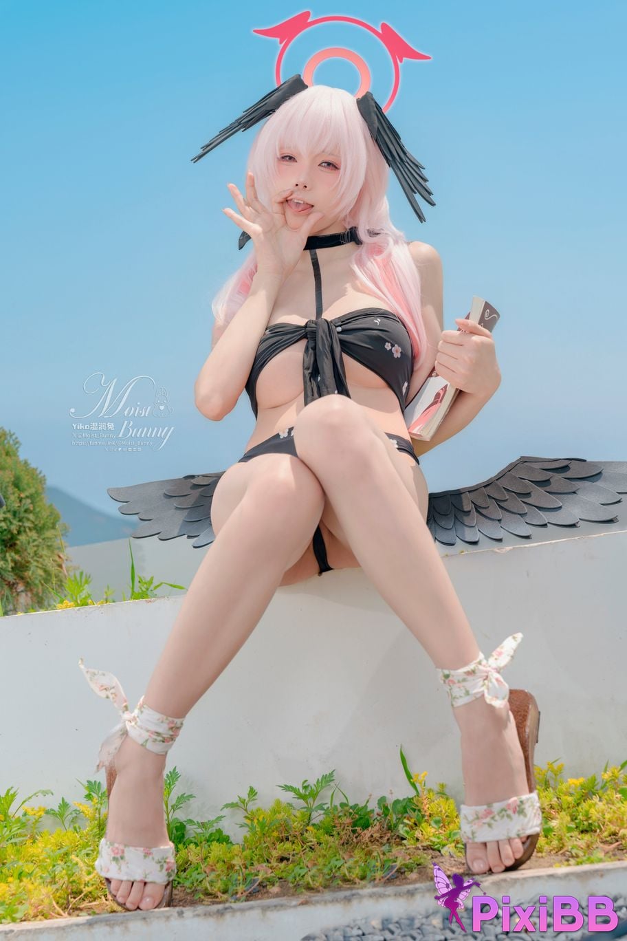 Cosplay Sticky Tuanzi Rabbit August work Xiajiang Xiaochun Swimsuit Honey PixiBB.COM 020
