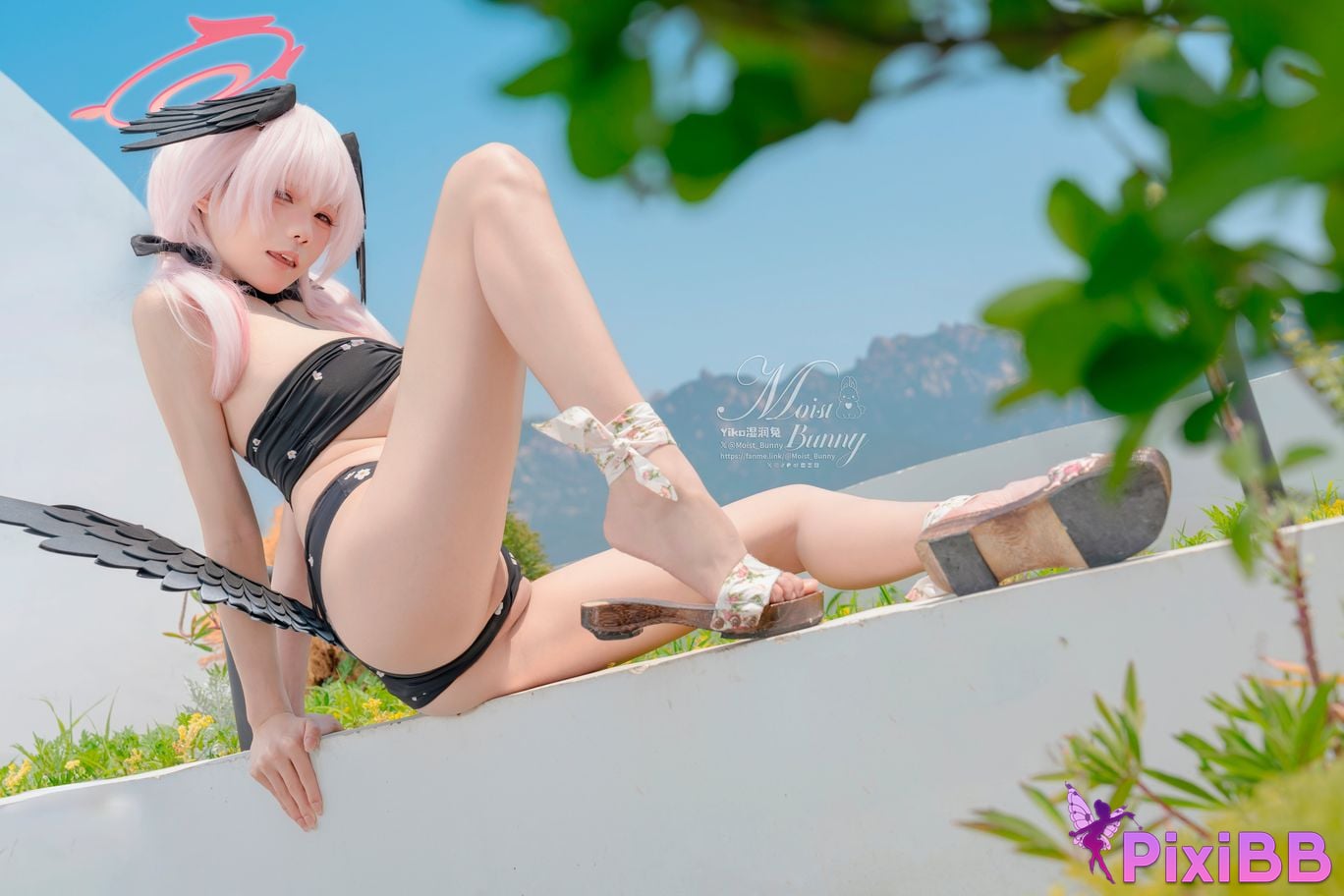 Cosplay Sticky Tuanzi Rabbit August work Xiajiang Xiaochun Swimsuit Honey PixiBB.COM 021