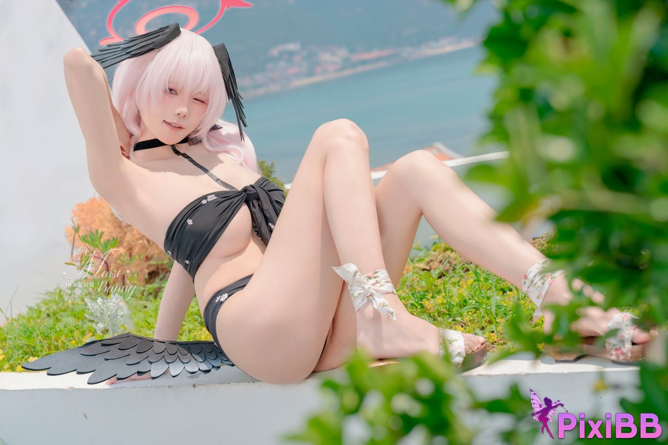 Cosplay Sticky Tuanzi Rabbit August work Xiajiang Xiaochun Swimsuit Honey PixiBB.COM 022