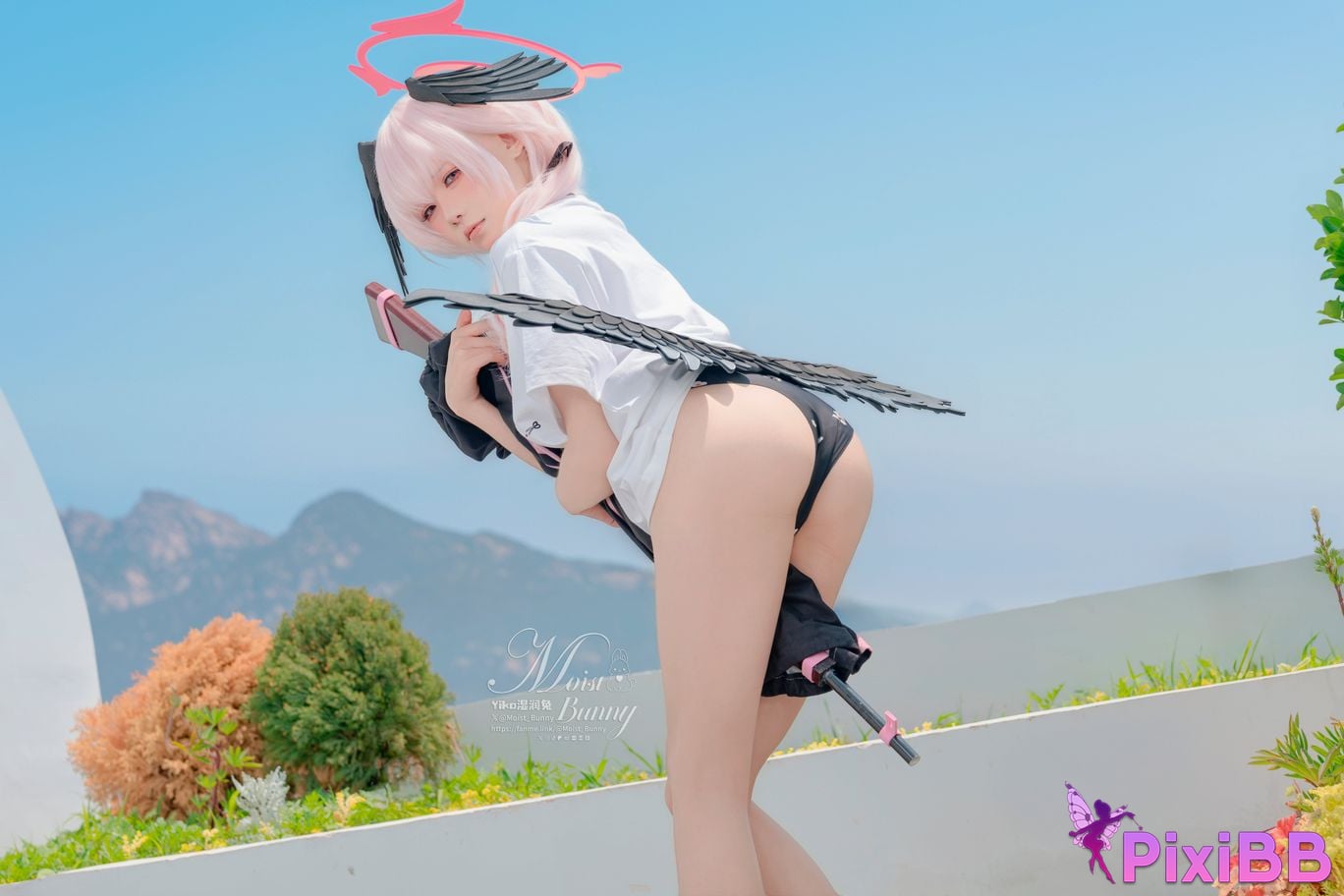 Cosplay Sticky Tuanzi Rabbit August work Xiajiang Xiaochun Swimsuit Honey PixiBB.COM 023