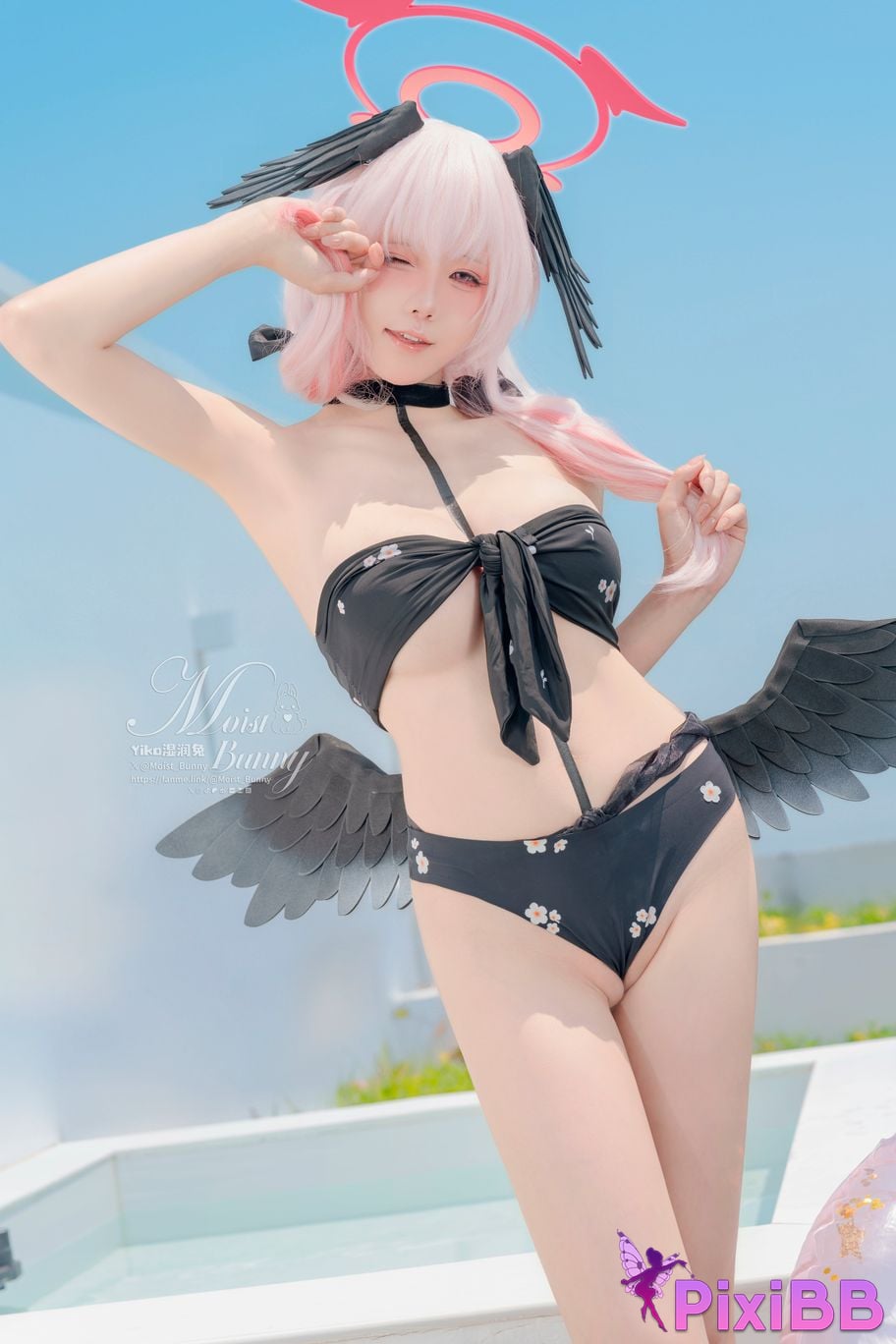 Cosplay Sticky Tuanzi Rabbit August work Xiajiang Xiaochun Swimsuit Honey PixiBB.COM 030