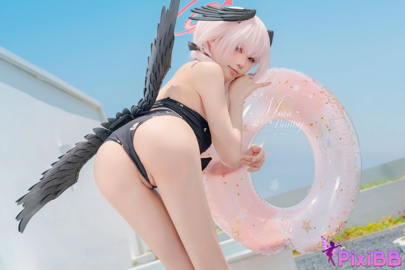 Cosplay Sticky Tuanzi Rabbit August work Xiajiang Xiaochun Swimsuit Honey PixiBB.COM 031