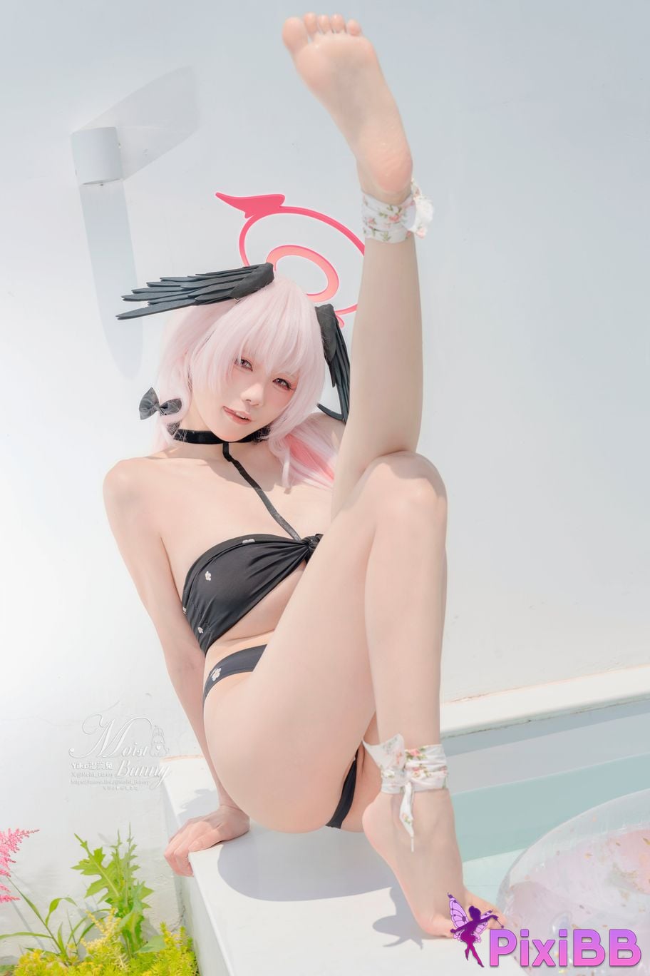 Cosplay Sticky Tuanzi Rabbit August work Xiajiang Xiaochun Swimsuit Honey PixiBB.COM 041