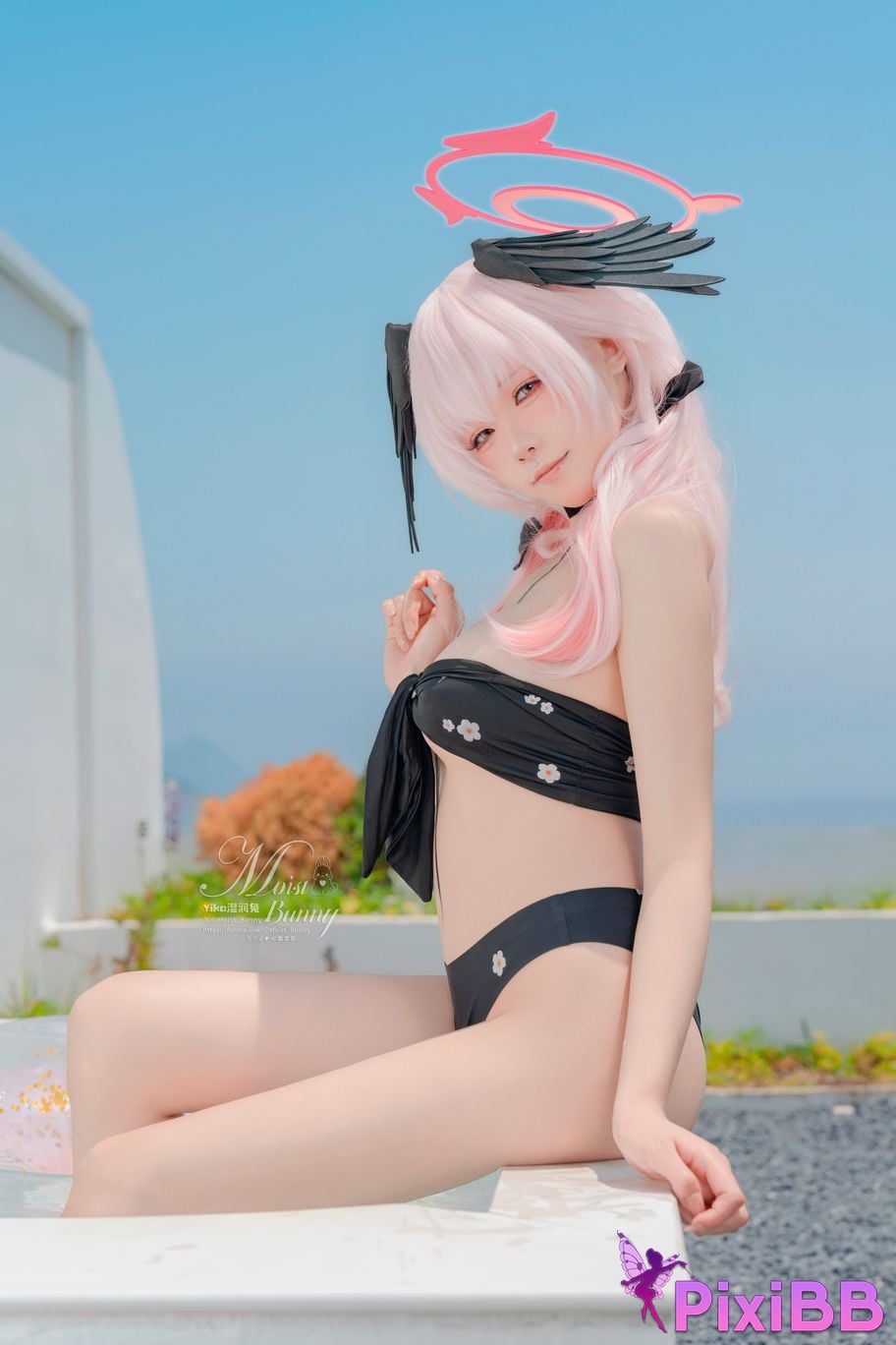 Cosplay Sticky Tuanzi Rabbit August work Xiajiang Xiaochun Swimsuit Honey PixiBB.COM 042