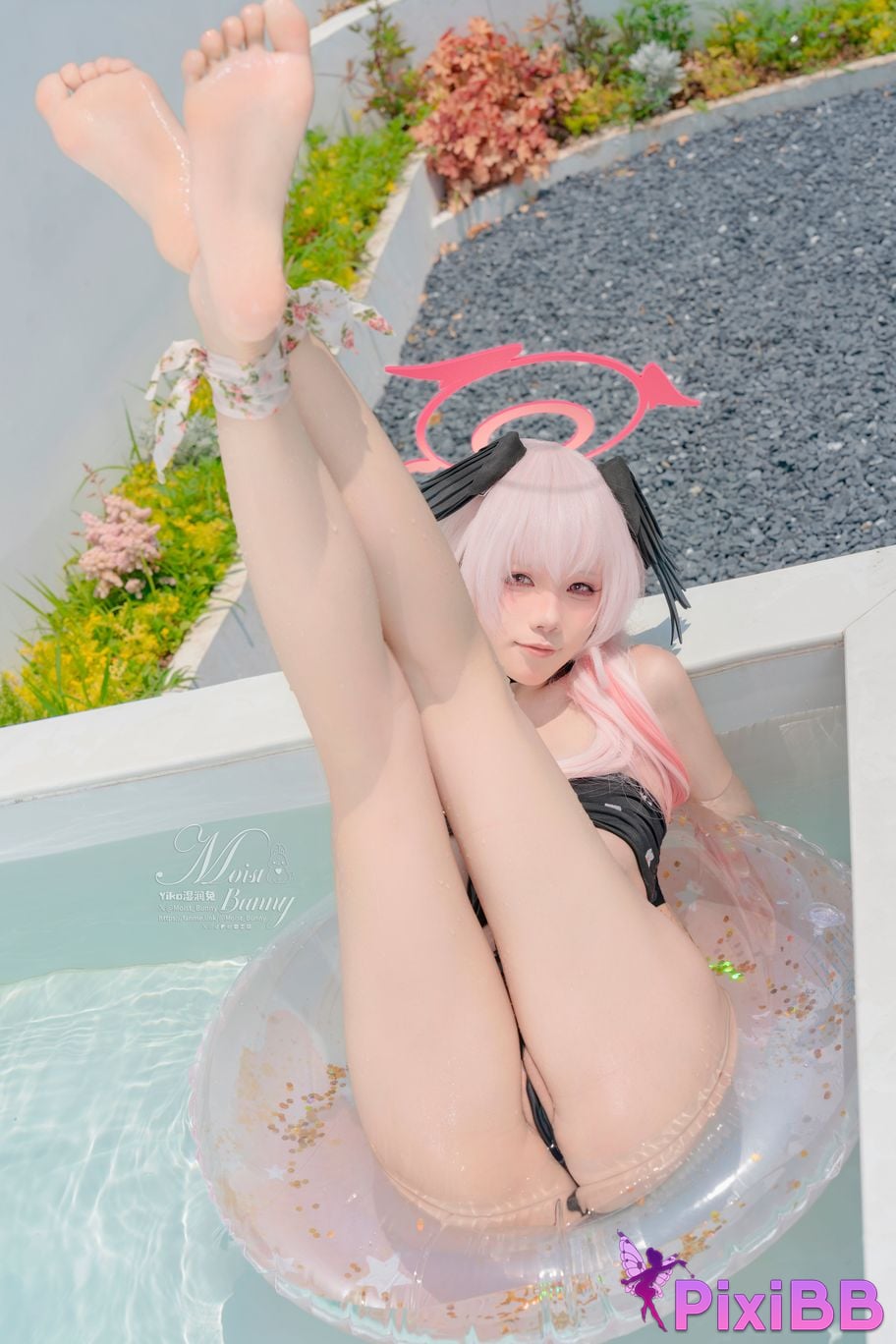 Cosplay Sticky Tuanzi Rabbit August work Xiajiang Xiaochun Swimsuit Honey PixiBB.COM 060