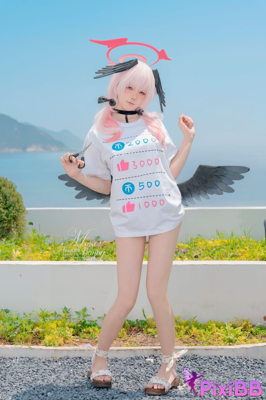 Cosplay Sticky Tuanzi Rabbit August work Xiajiang Xiaochun Swimsuit Honey PixiBB.COM 067