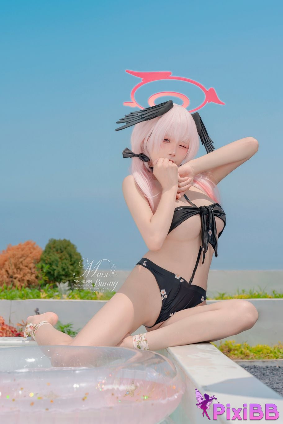Cosplay Sticky Tuanzi Rabbit August work Xiajiang Xiaochun Swimsuit Honey PixiBB.COM 068