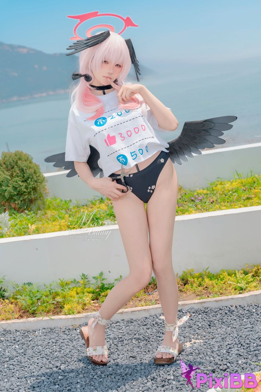 Cosplay Sticky Tuanzi Rabbit August work Xiajiang Xiaochun Swimsuit Honey PixiBB.COM 078