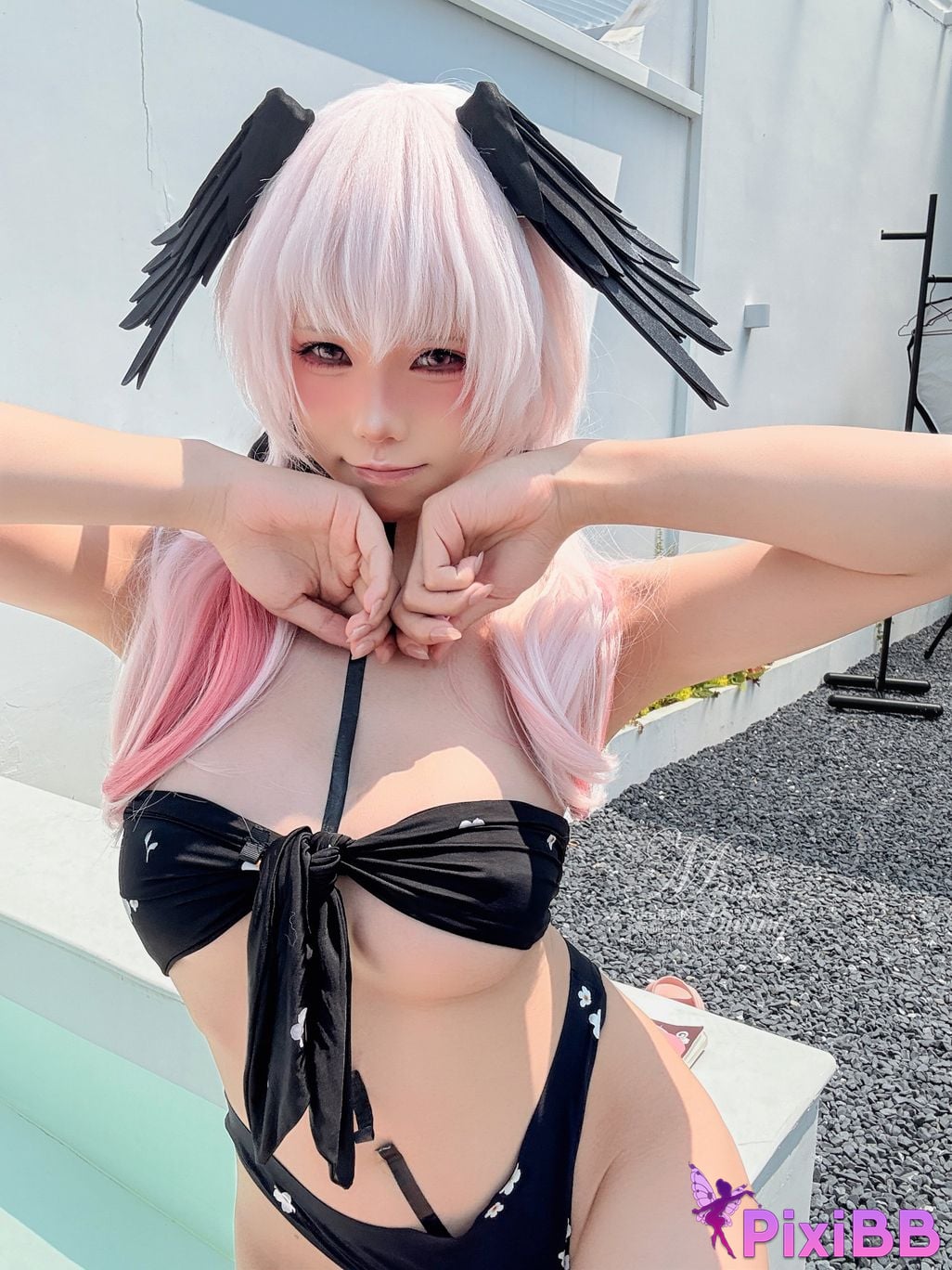 Cosplay Sticky Tuanzi Rabbit August work Xiajiang Xiaochun Swimsuit Honey PixiBB.COM 080