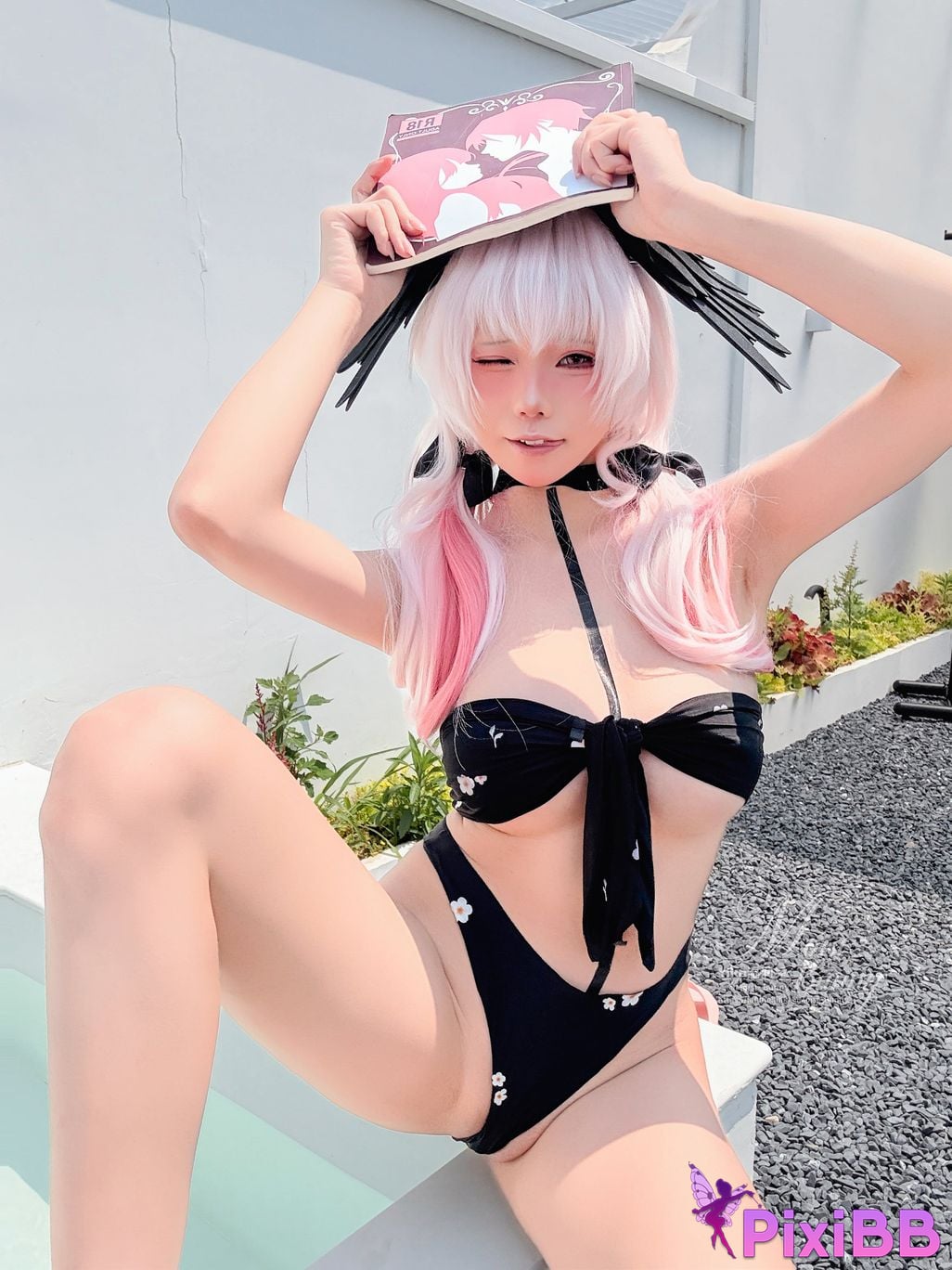 Cosplay Sticky Tuanzi Rabbit August work Xiajiang Xiaochun Swimsuit Honey PixiBB.COM 082