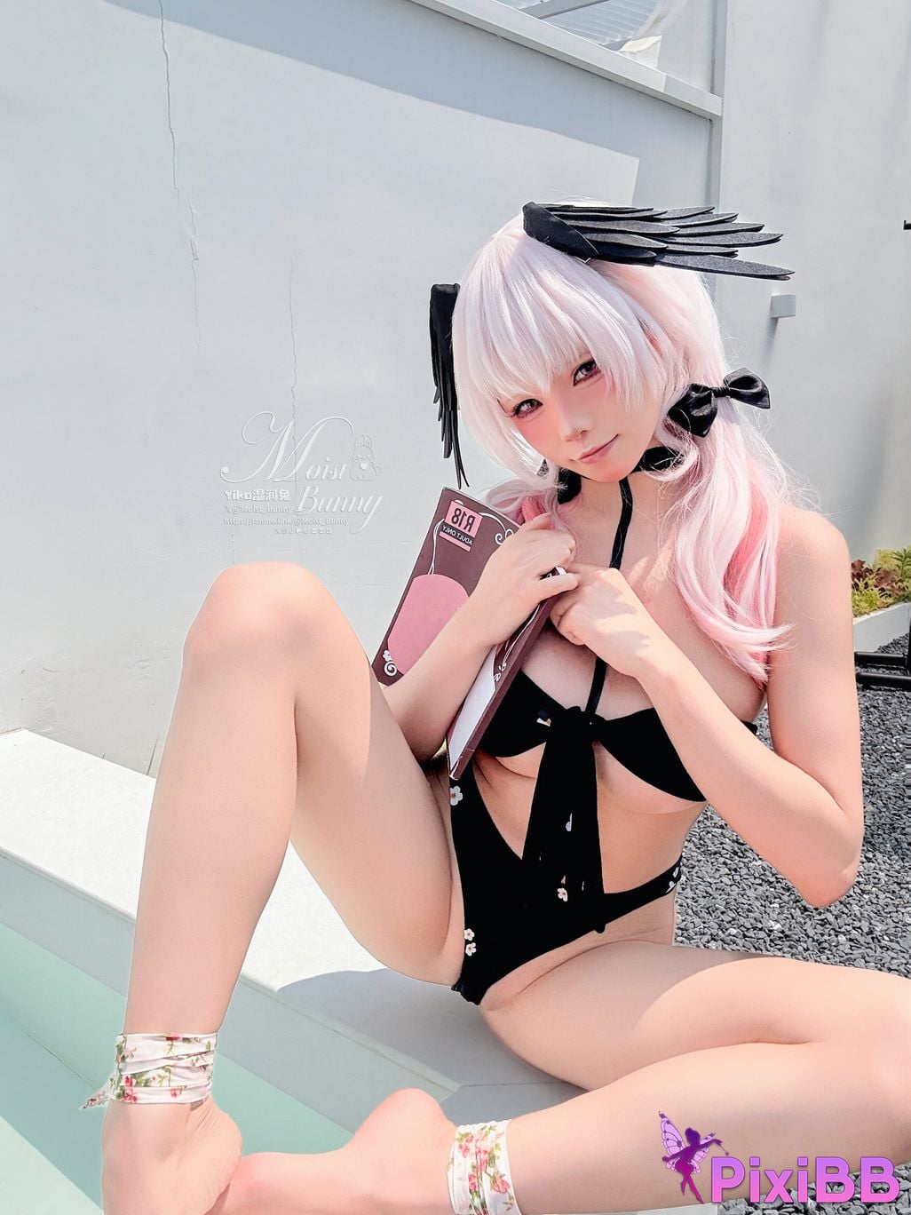 Cosplay Sticky Tuanzi Rabbit August work Xiajiang Xiaochun Swimsuit Honey PixiBB.COM 083