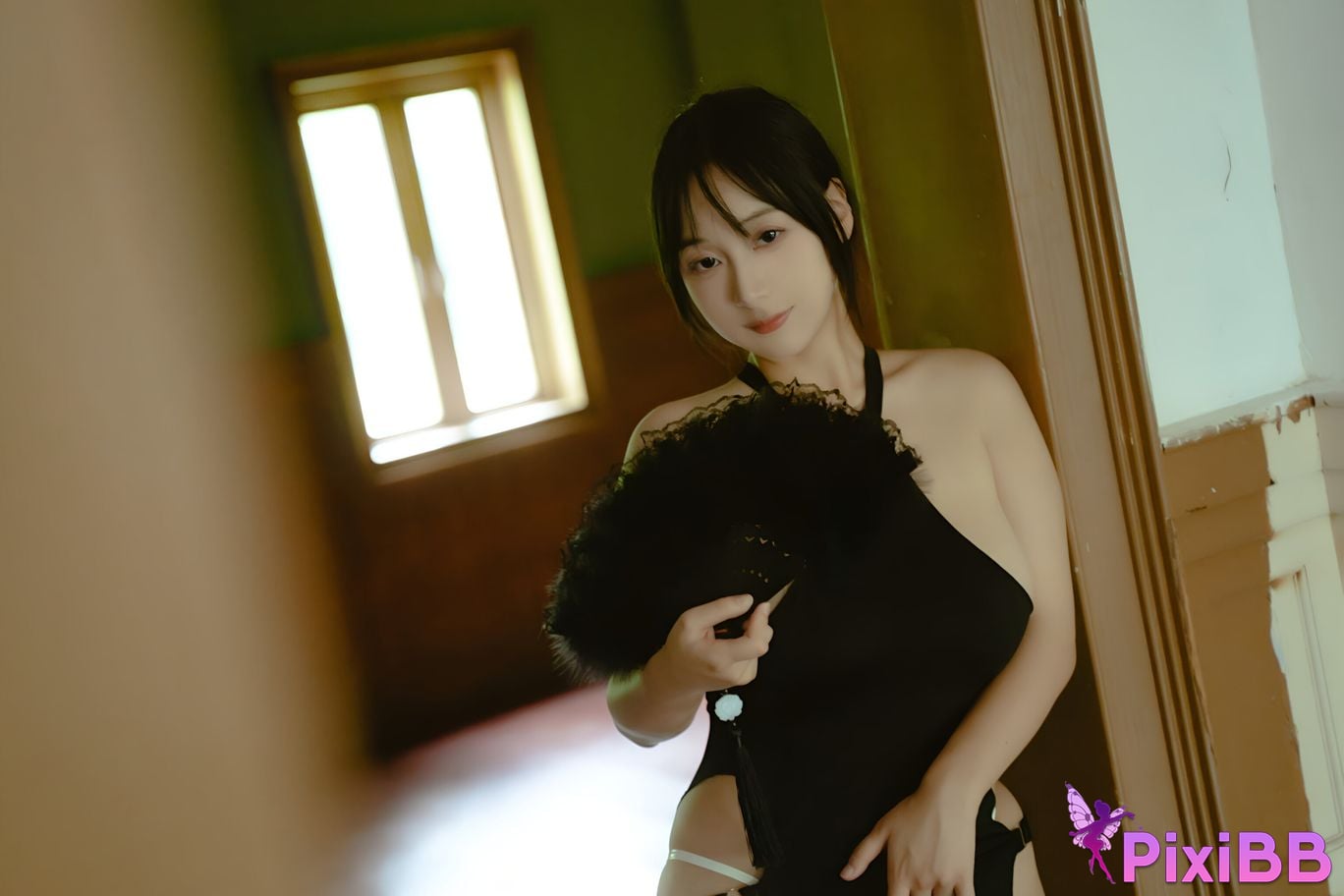 Cosplay Qian Anan Raised Black Pearl PixiBB.COM 016