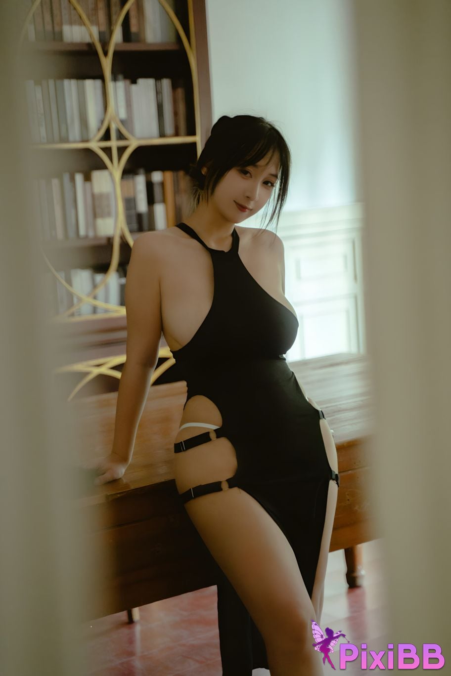 Cosplay Qian Anan Raised Black Pearl PixiBB.COM 021