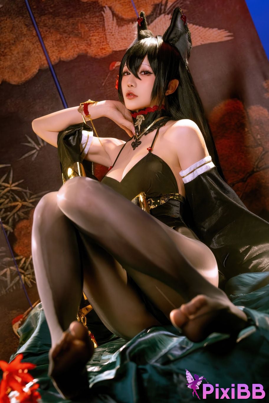 Cosplayer The star is late Hoshilily 2025 Year 12 monthly plan E azur lane Omi PixiBB.COM 007