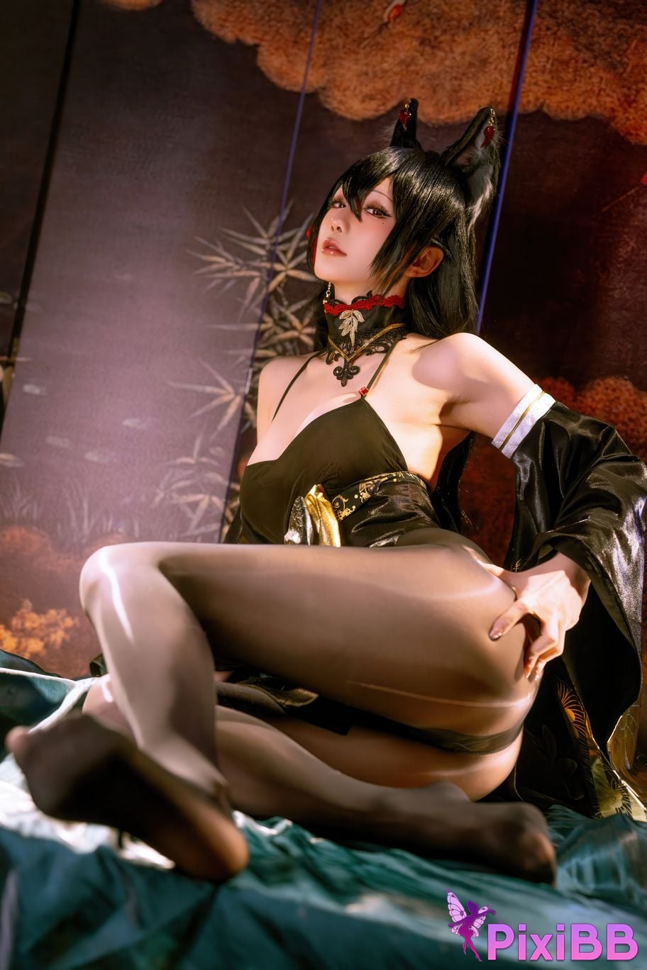 Cosplayer The star is late Hoshilily 2025 Year 12 monthly plan E azur lane Omi PixiBB.COM 014