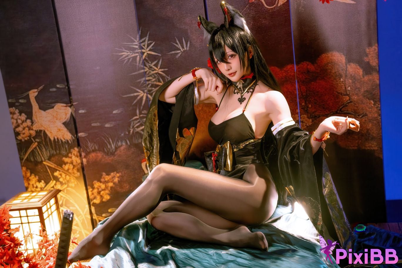 Cosplayer The star is late Hoshilily 2025 Year 12 monthly plan E azur lane Omi PixiBB.COM 015