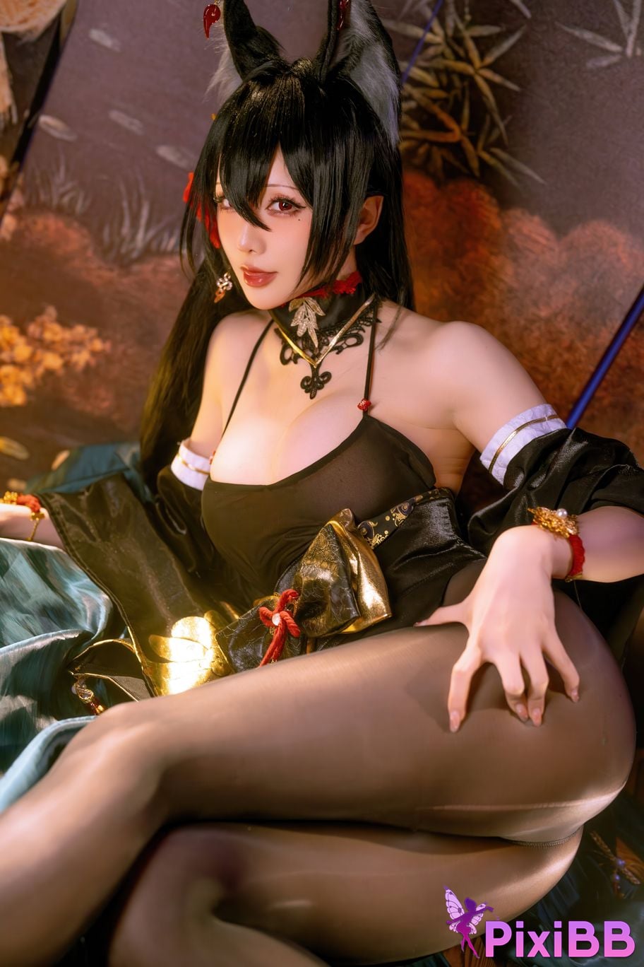 Cosplayer The star is late Hoshilily 2025 Year 12 monthly plan E azur lane Omi PixiBB.COM 018