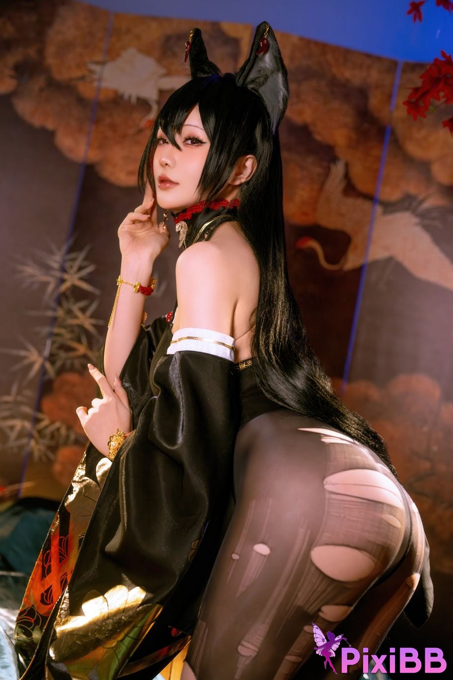 Cosplayer The star is late Hoshilily 2025 Year 12 monthly plan E azur lane Omi PixiBB.COM 030