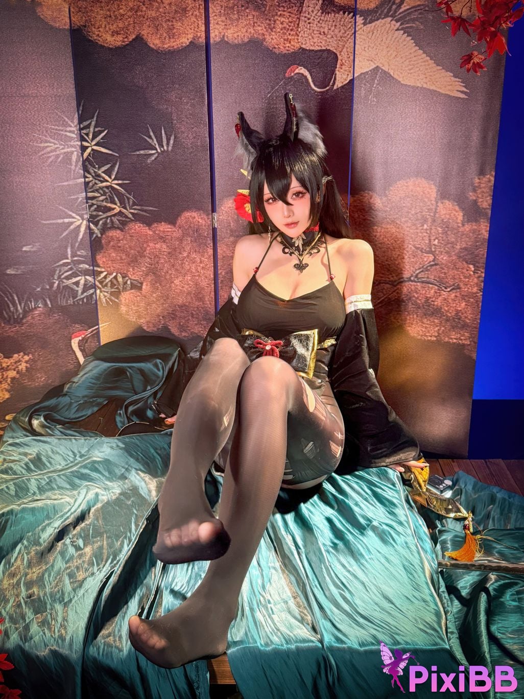 Cosplayer The star is late Hoshilily 2025 Year 12 monthly plan E azur lane Omi PixiBB.COM 052