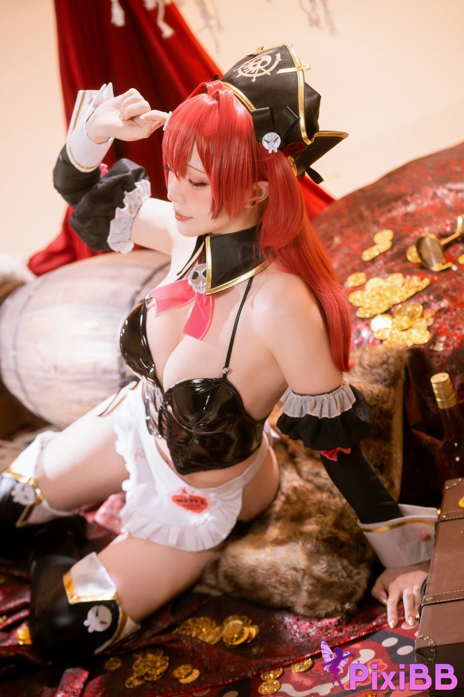 Cosplayer The star is late Hoshilily NIKKE master romantic maid PixiBB.COM 018