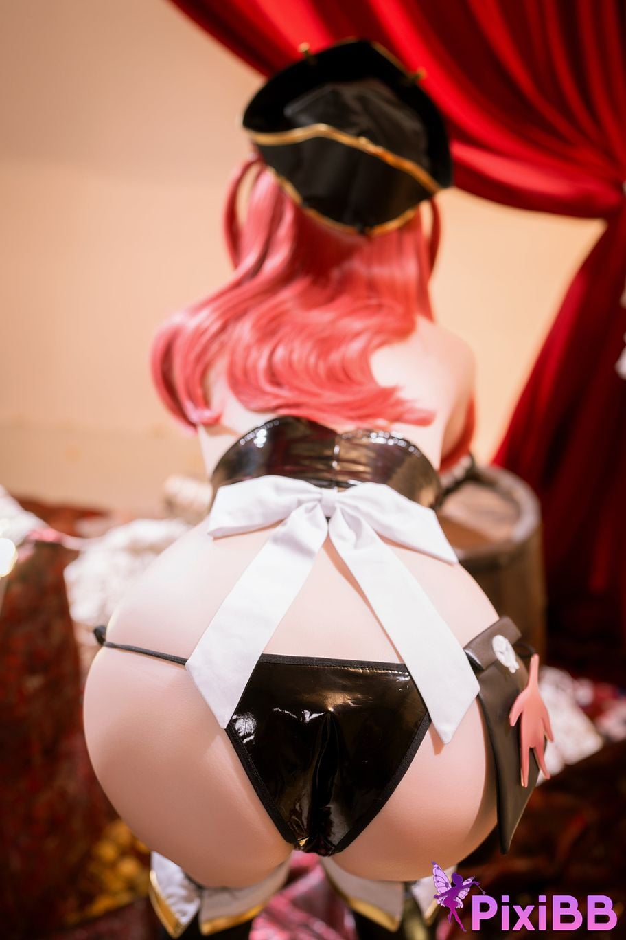 Cosplayer The star is late Hoshilily NIKKE master romantic maid PixiBB.COM 045