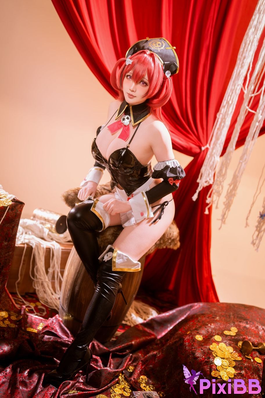 Cosplayer The star is late Hoshilily NIKKE master romantic maid PixiBB.COM 052