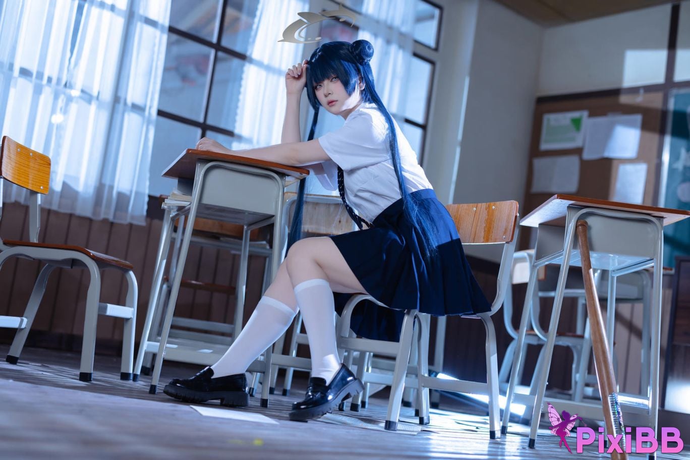 Cosplayer Island fish Azure Files Kisaki JK PixiBB.COM 013