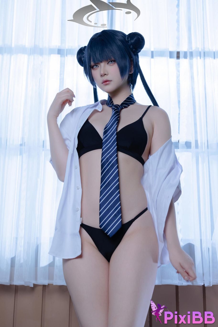 Cosplayer Island fish Azure Files Kisaki JK PixiBB.COM 023