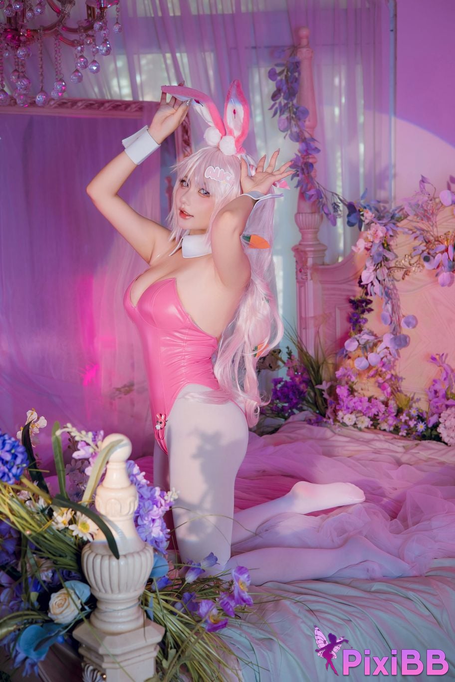 Is Cosplay a Bear Nikke Alice Bunny PixiBB.COM 012