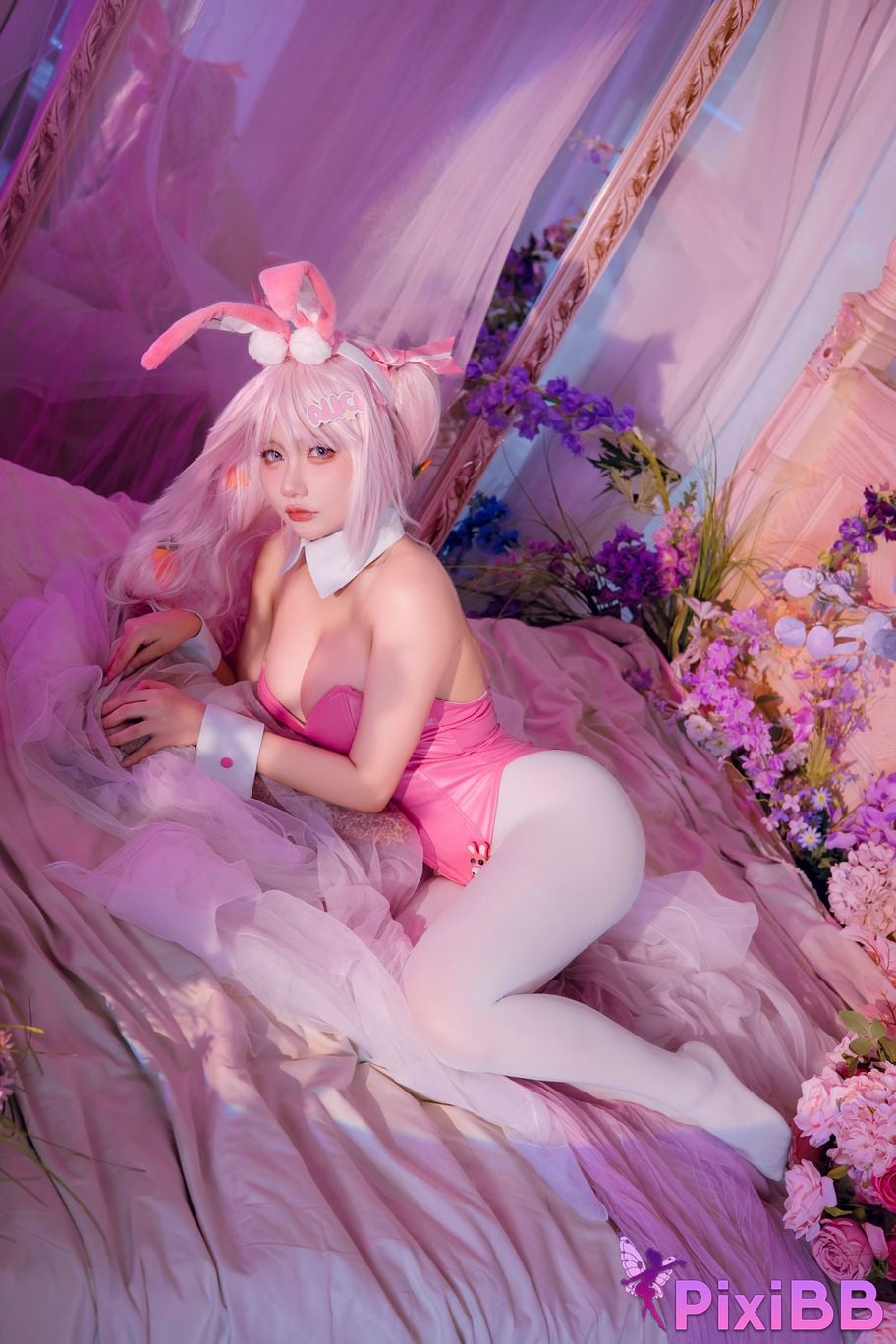 Is Cosplay a Bear Nikke Alice Bunny PixiBB.COM 014