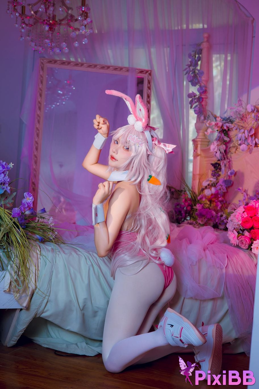 Is Cosplay a Bear Nikke Alice Bunny PixiBB.COM 047