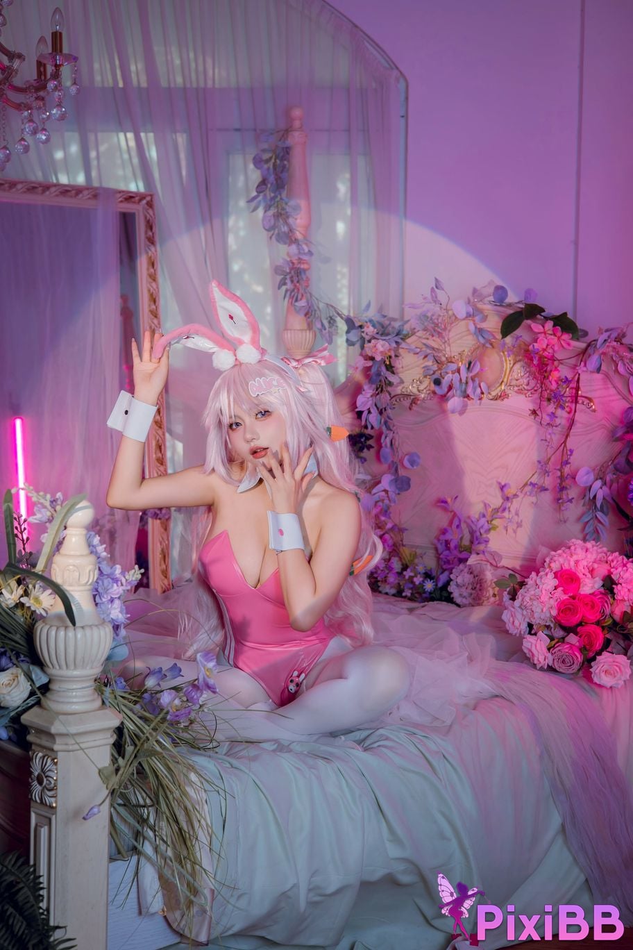 Is Cosplay a Bear Nikke Alice Bunny PixiBB.COM 049