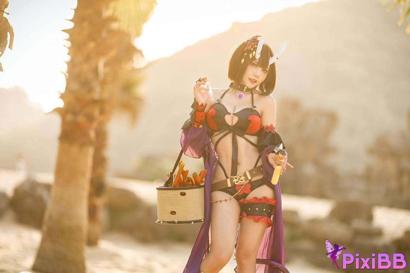 Coser Shi yi zhi xiong zai ma and Nya x PixiBB.COM 005