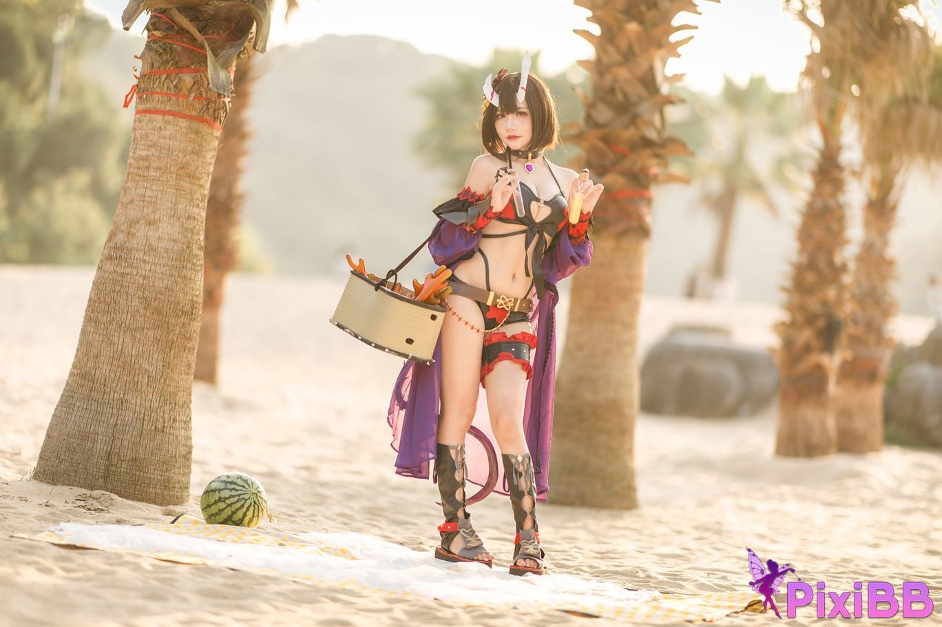 Coser Shi yi zhi xiong zai ma and Nya x PixiBB.COM 006