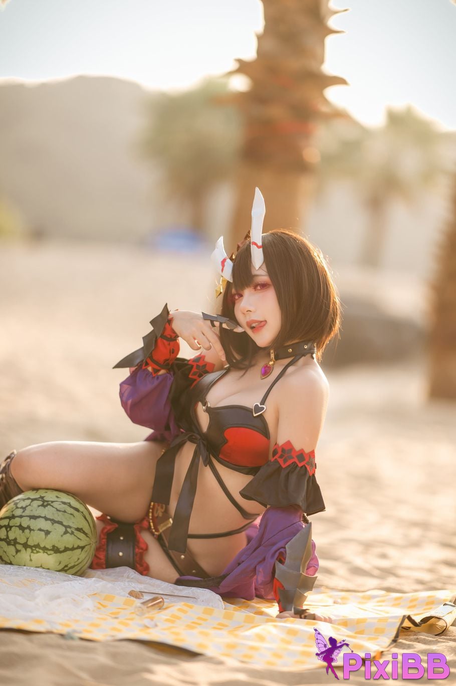 Coser Shi yi zhi xiong zai ma and Nya x PixiBB.COM 011