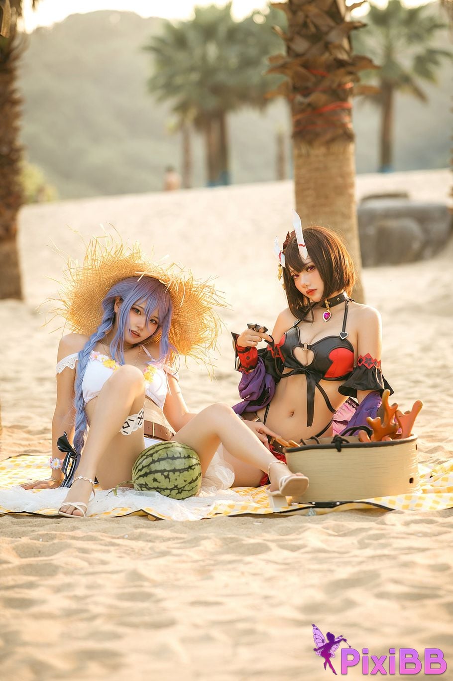 Coser Shi yi zhi xiong zai ma and Nya x PixiBB.COM 028