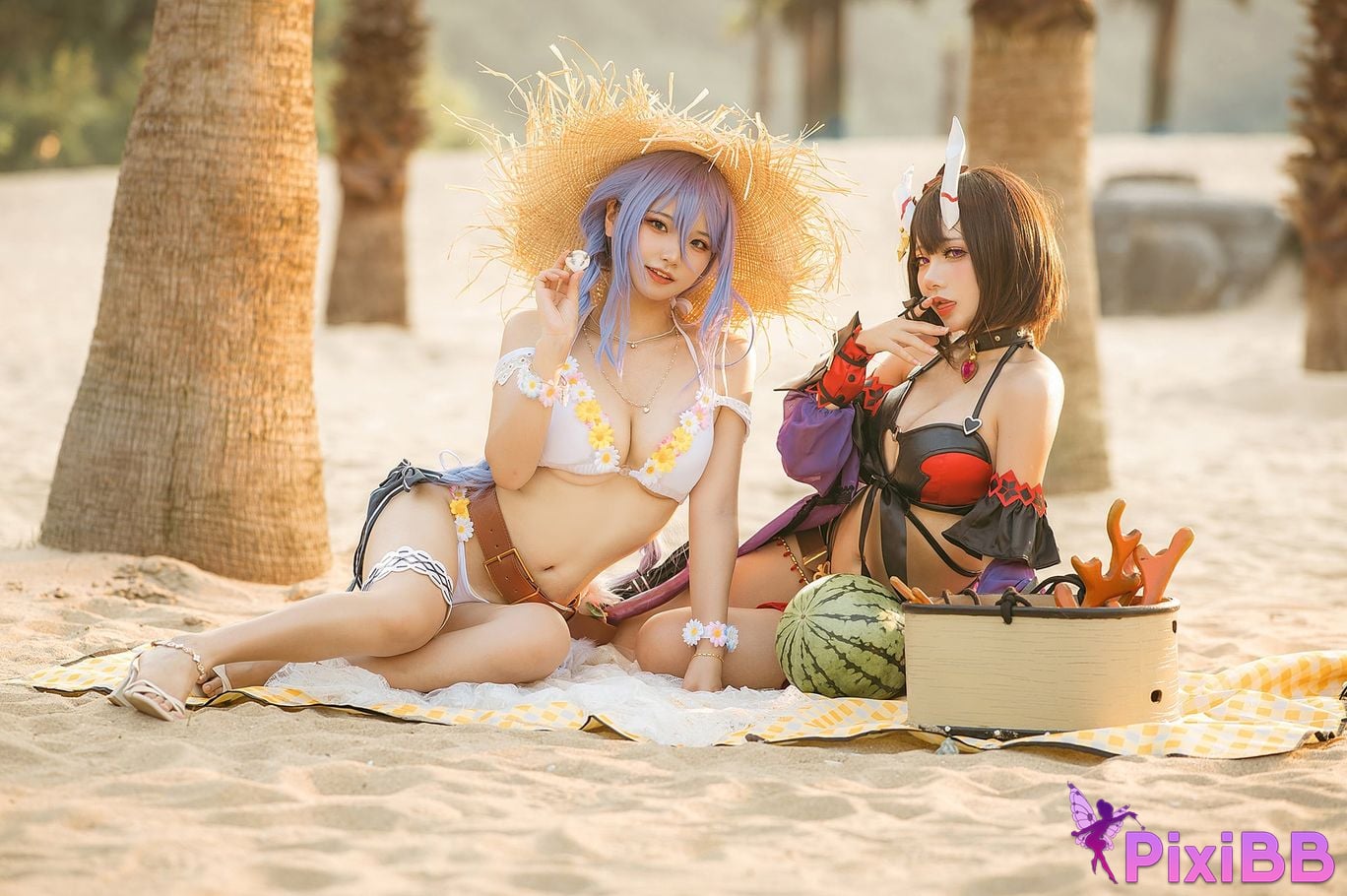 Coser Shi yi zhi xiong zai ma and Nya x PixiBB.COM 031