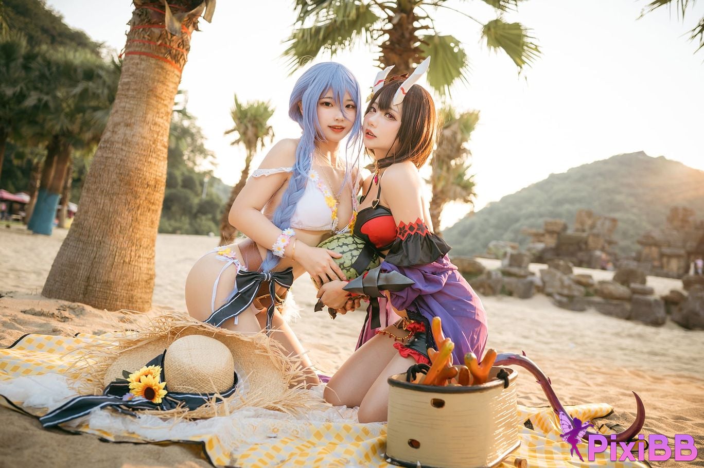 Coser Shi yi zhi xiong zai ma and Nya x PixiBB.COM 036