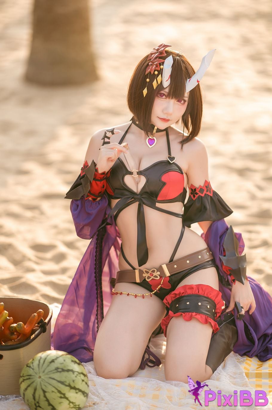 Coser Shi yi zhi xiong zai ma and Nya x PixiBB.COM 002