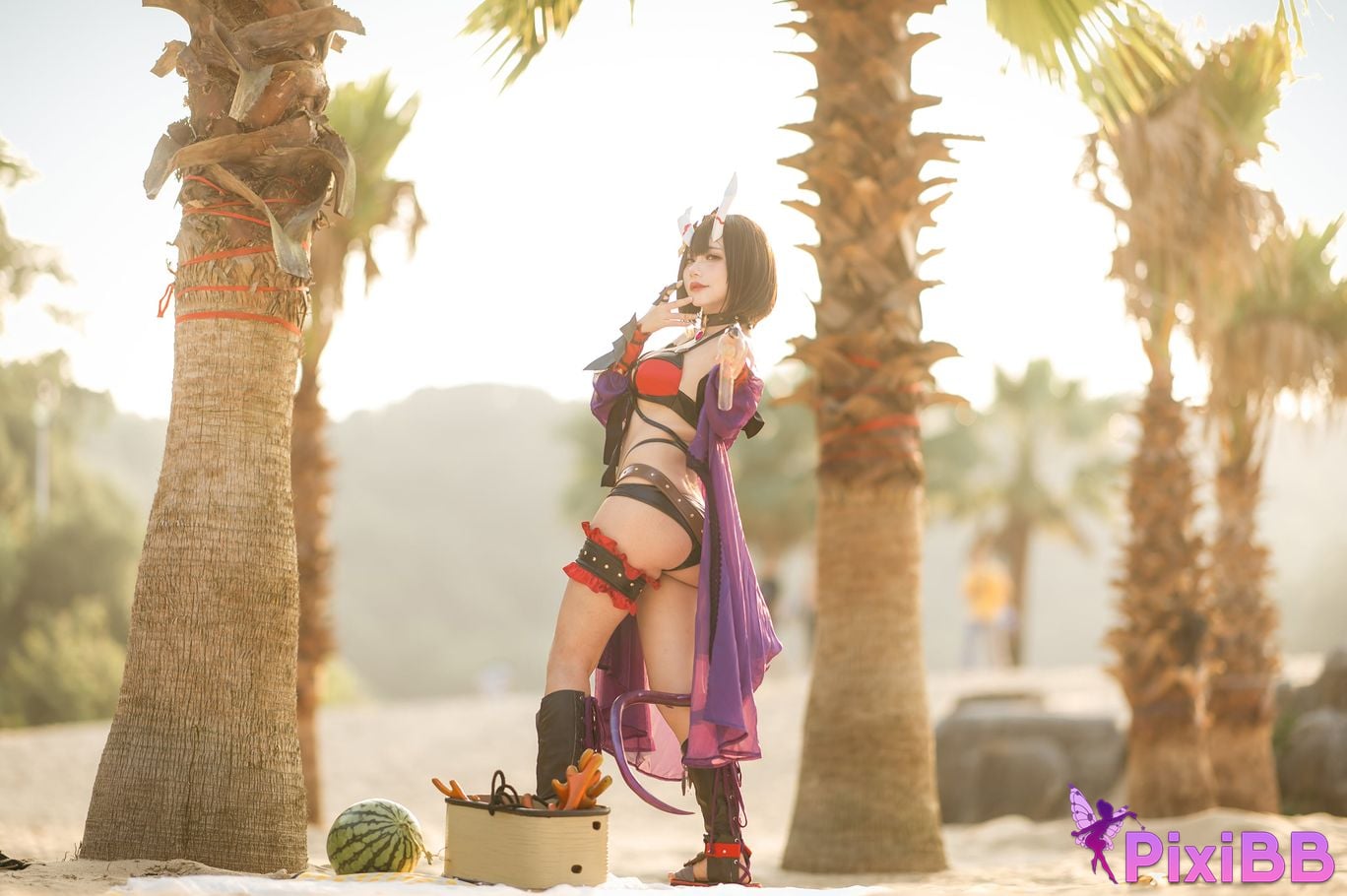 Coser Shi yi zhi xiong zai ma and Nya x PixiBB.COM 007