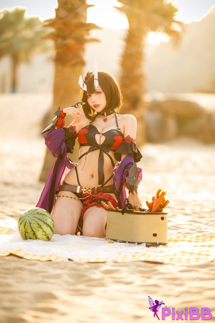 Coser Shi yi zhi xiong zai ma and Nya x PixiBB.COM 008