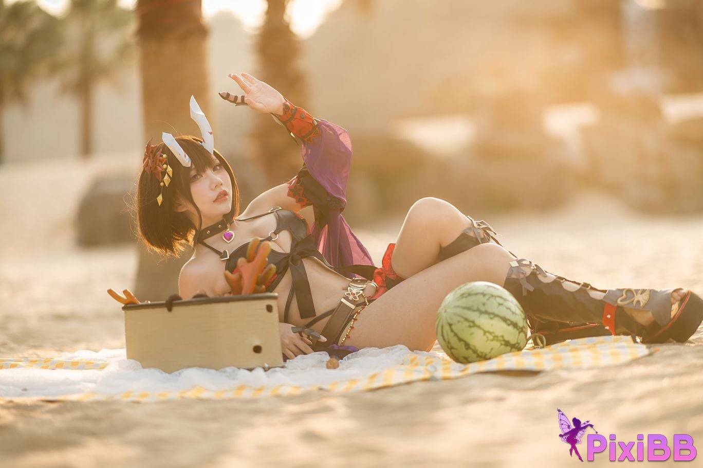 Coser Shi yi zhi xiong zai ma and Nya x PixiBB.COM 012